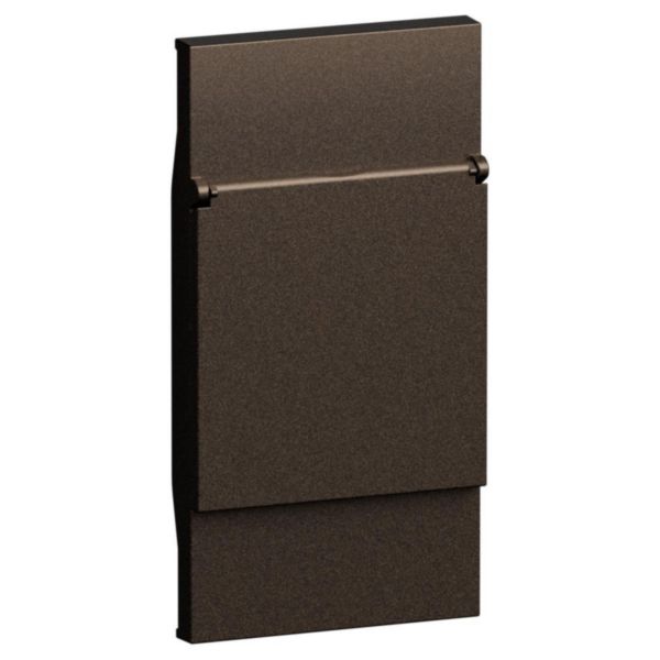 Cover suitable for german standard sockets Bronze