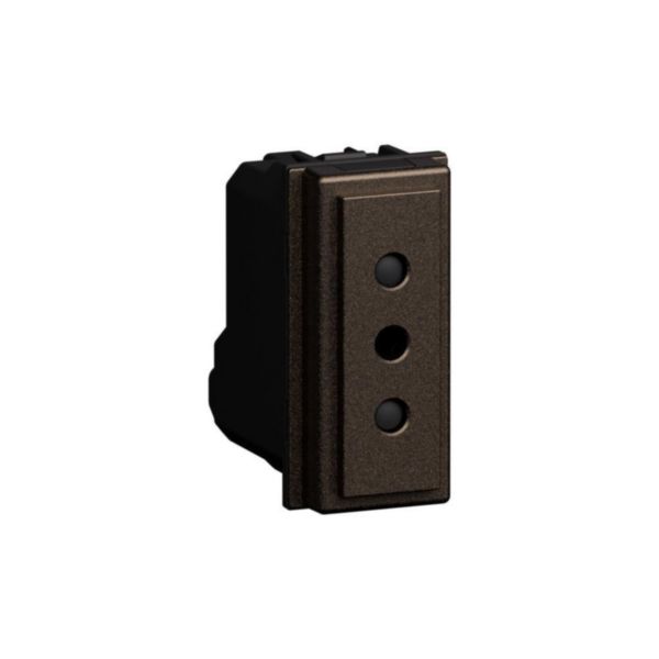 Italian standard sockets. 2 P+E 10 A , 250 VA socket