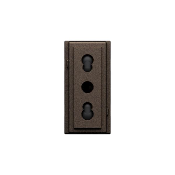 Italian standard sockets. Socket 2 P+E 16 A 250 Va.c. 
