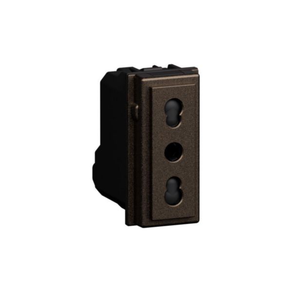Italian standard sockets. Socket 2 P+E 16 A 250 Va.c. 