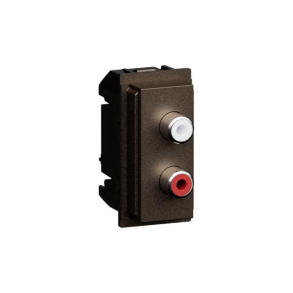 Audio Connector - double RCA module 