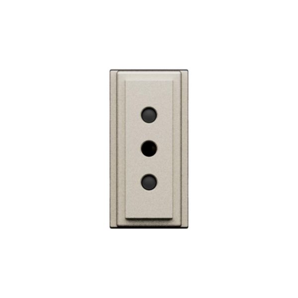 Italian standard sockets. 2 P+E 10 A , 250 VA socket