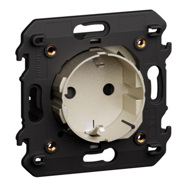 Connected socket. 2P+E 16 A 250 Va.c. German standard connected socket.