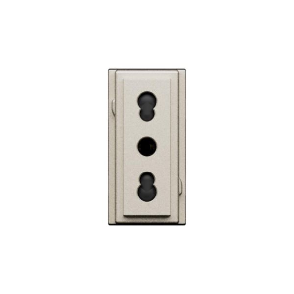Italian standard sockets. Socket 2 P+E 16 A 250 Va.c. 