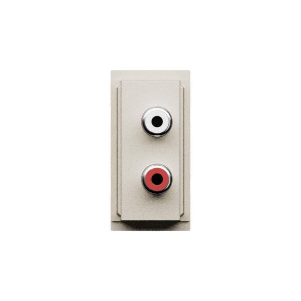 Audio Connector - double RCA module 