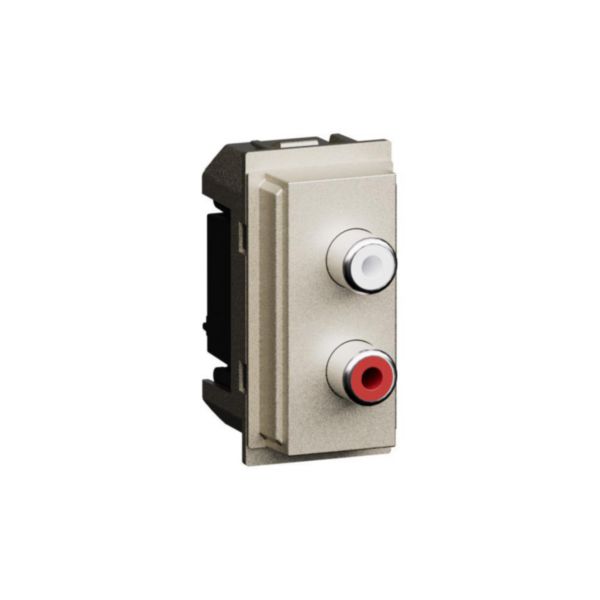 Audio Connector - double RCA module 