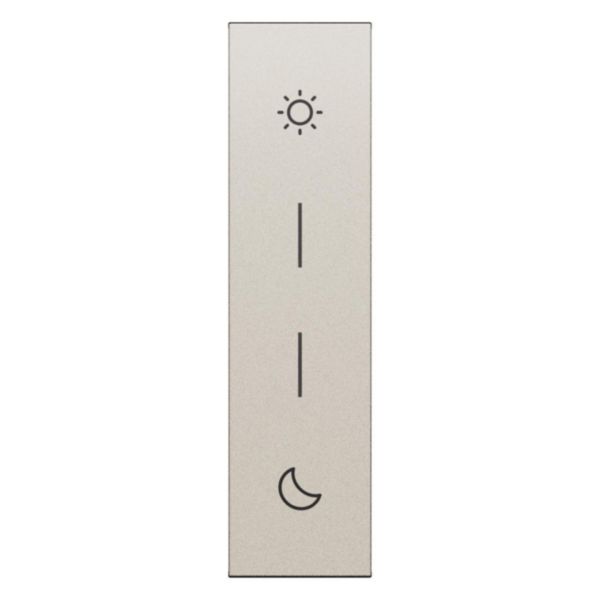 Cover with symbols for multifunction controls.