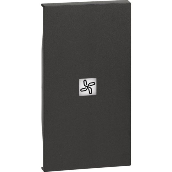 Lightable cover with fan symbol