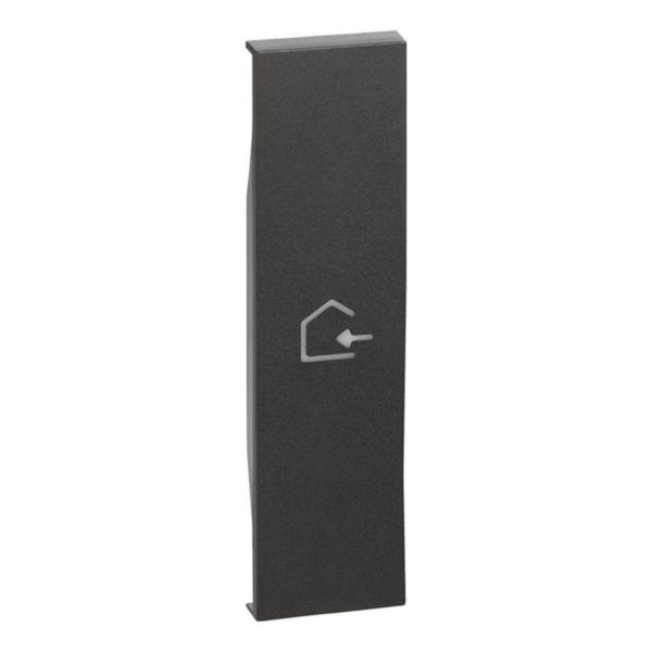 Lightable cover, 1 module - COMING IN symbol. For devices item K4672M2L, K4652M2 and K4652M3. Black.