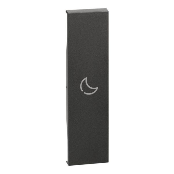 Lightable cover, 1 module - BED symbol. For devices item K4672M2L, K4652M2 and K4652M3. Black.