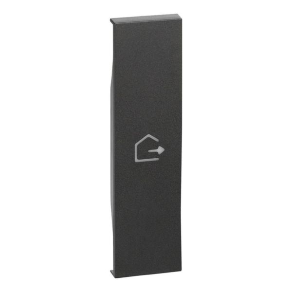 Lightable cover, 1 module - GOING OUT symbol. For devices item K4672M2L, K4652M2 and K4652M3. Black.