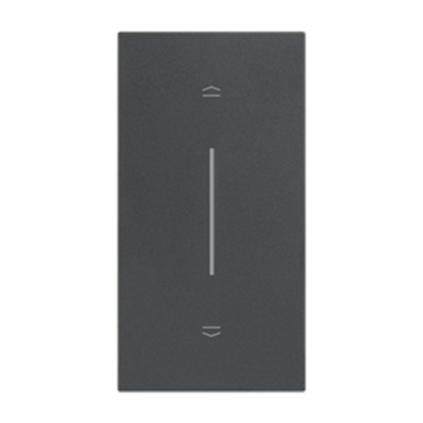 Lightable cover, 2 modules - UP/DOWN symbol. For devices item K4672M2S and K4652M2. Black.