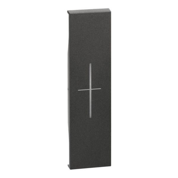 STOP symbol silk-screen printing for shutters - 1 module - Black