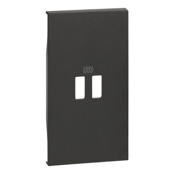 Covers for 2-module USB chargers. For items K4285C2, K4286C2, K4287C2