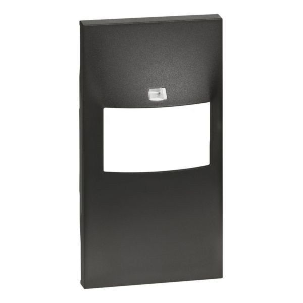 Covers for 2-module IR switches items K4430 and K4432 - 2 modules - Black