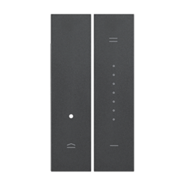 Dimmer Covers consisting of two 1-module pieces. For items K4410, K4411