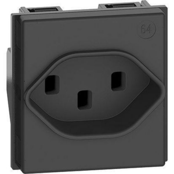 Swiss standard socket 2 P+E 16 A 250 Vac