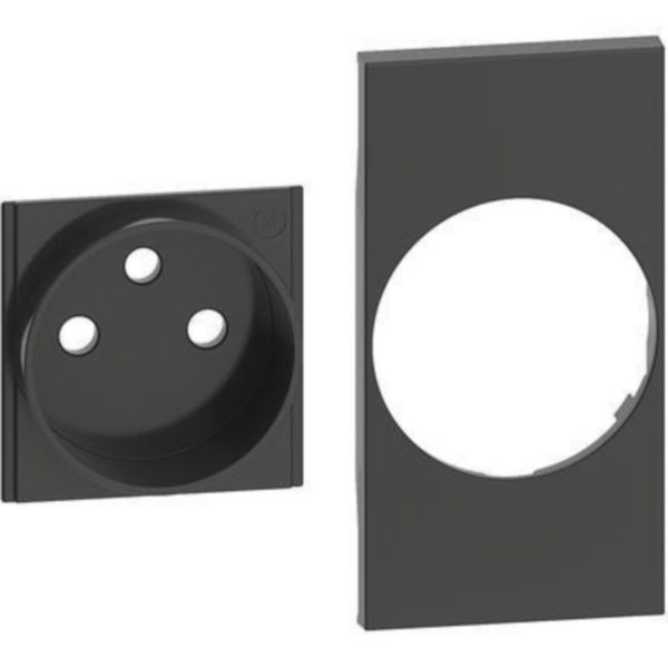 Cover + traditional top for French-Belgium standard socket