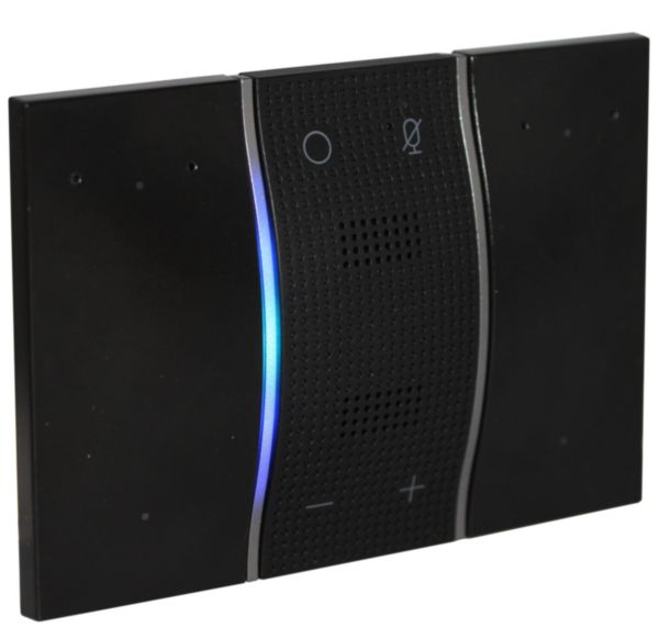 Voice control with Amazon Alexa built-in and digital controls for Lighting - 3 modules - Black.