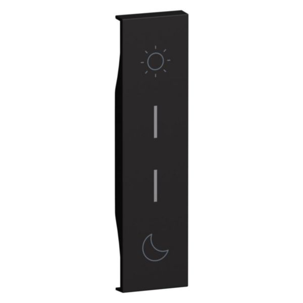 Cover with symbols for multifunction controls.