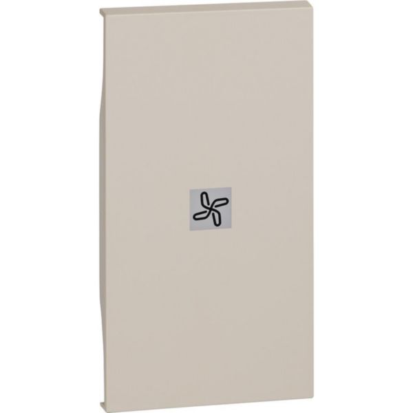 Lightable cover with fan symbol
