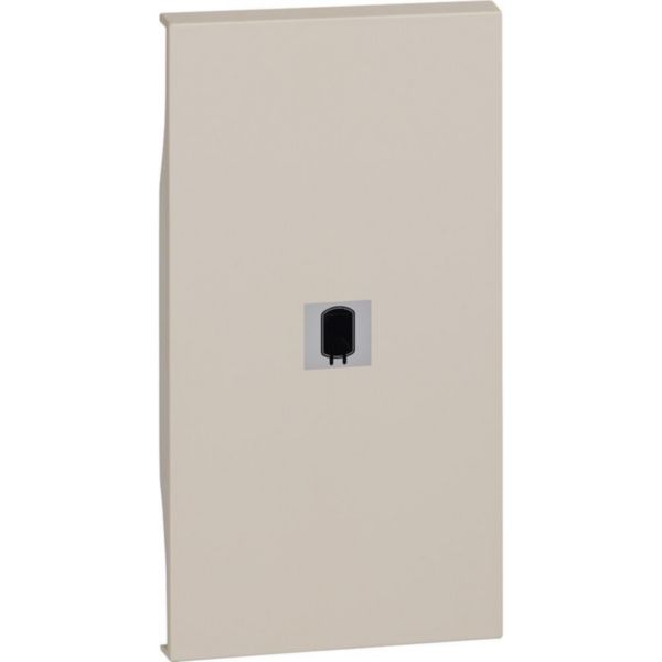 Lightable cover with boiler symbol