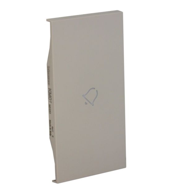 Lightable cover, 2 modules - BELL symbol. For devices item K4672M2L and item K4652M2. Sand