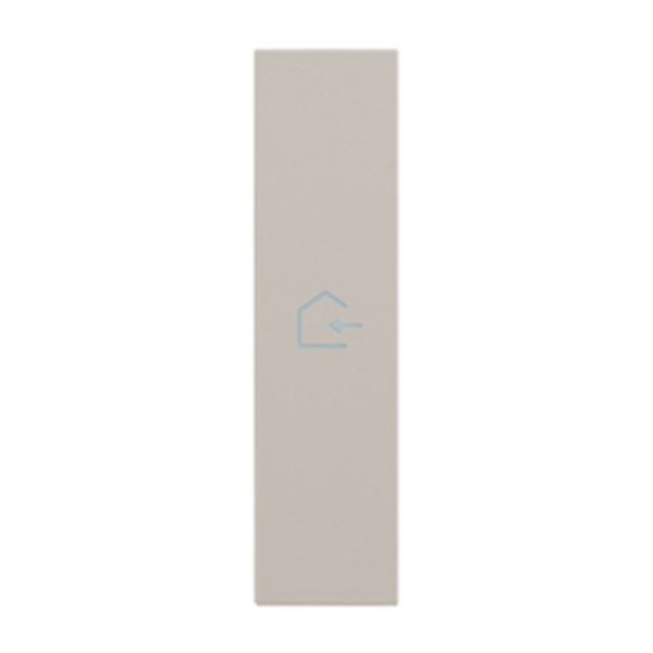 Lightable cover, 1 module - COMING IN symbol. For devices item K4672M2L, K4652M2 and K4652M3. Sand.
