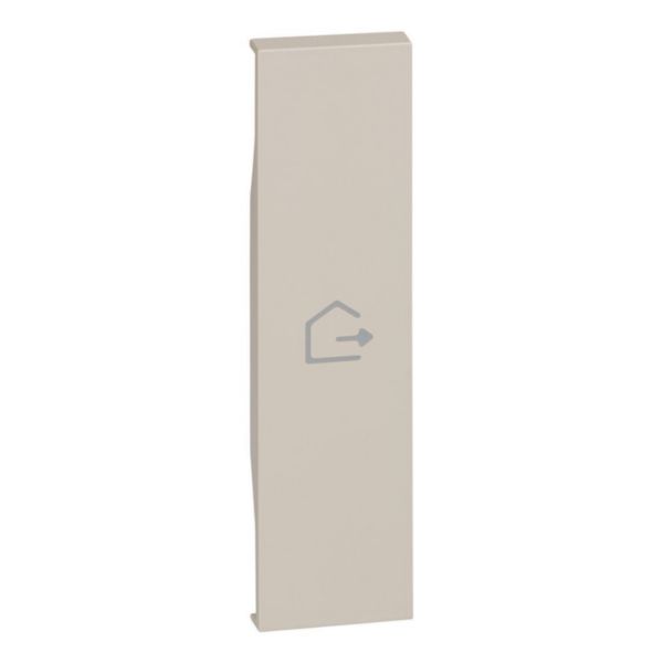 Lightable cover, 1 module - GOING OUT symbol. For devices item K4672M2L, K4652M2 and K4652M3. Sand.