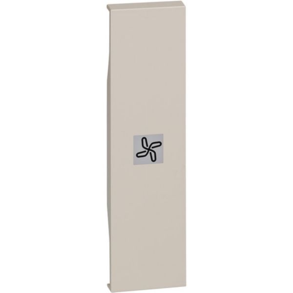 Lightable cover with fan symbol