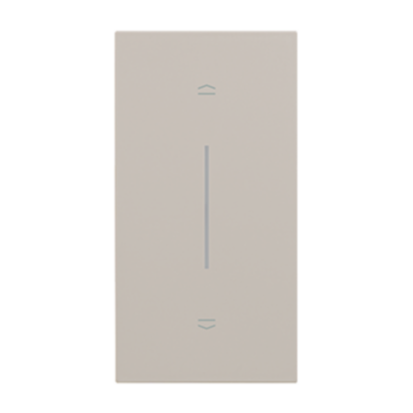 Lightable cover, 2 modules - UP/DOWN symbol. For devices item K4672M2S and item K4652M2. Sand.