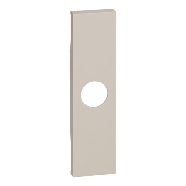 Covers for TV sockets and blanking module with output