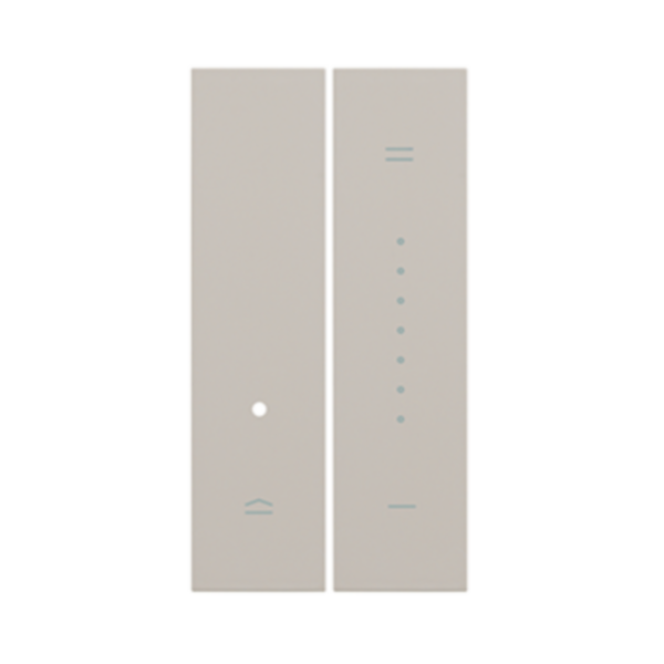Dimmer Covers consisting of two 1-module pieces. For items K4410, K4411