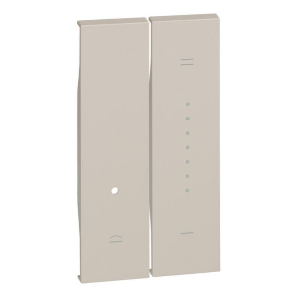 Dimmer Covers consisting of two 1-module pieces. For items K4410, K4411
