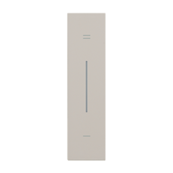 Lightable cover, 1 module - + and - symbol. For devices item K4672M2L, K4652M2 and K4652M3. Sand