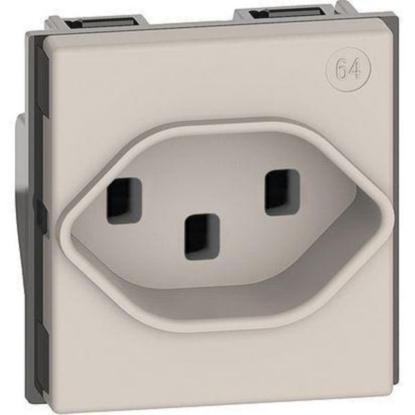 Swiss standard socket 2 P+E 16 A 250 Vac