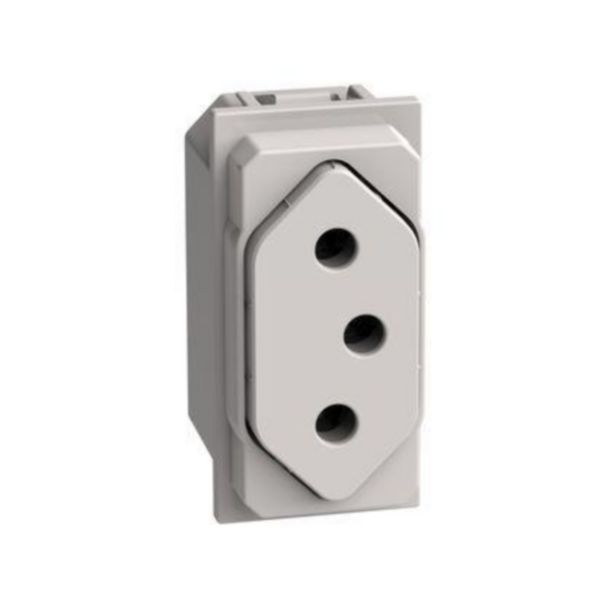 2P+E 10A 250VA flat brasilian standard socket