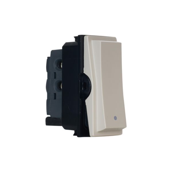 Indian standard two-pole switches, 1P 20 AX, 250 VA, 1-way switch