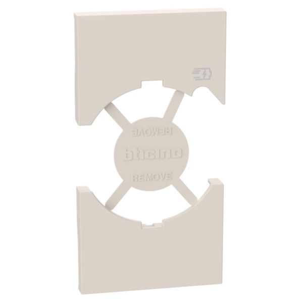 Standard Italian P40 socket + USB - sand