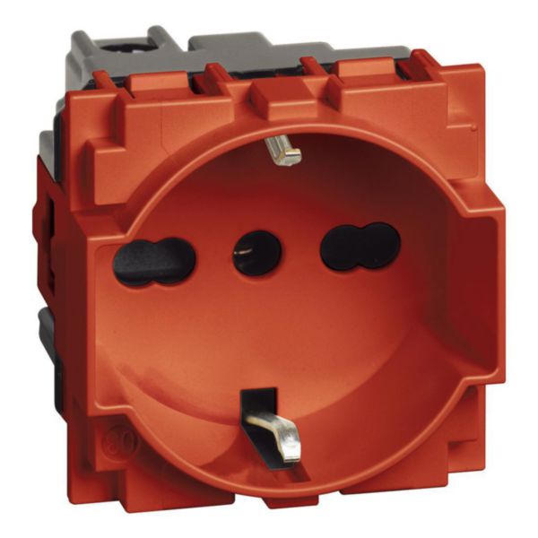 P40 Italian standard  socket 2P+E 10A and 16A 250 Vac 19 mm and&nbsp; 26 mm center distance