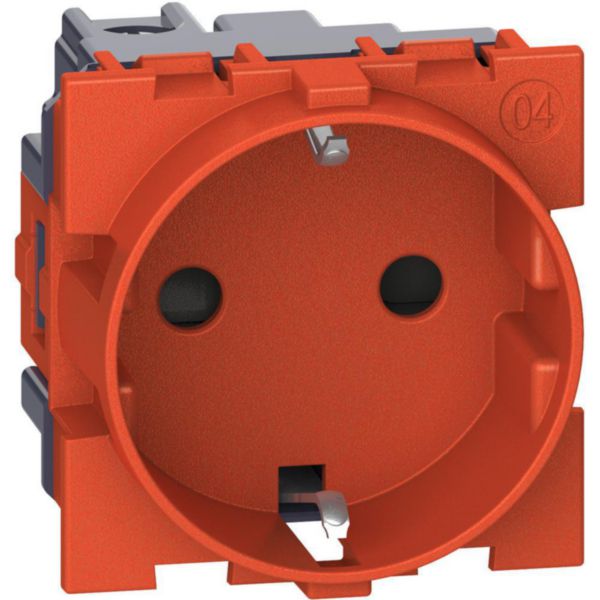 German standard socket 2 P+E 16 A 250 V