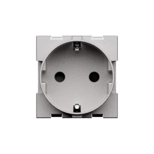 German standard socket 2 P+E 16 A 250 VA socket with earth side contacts