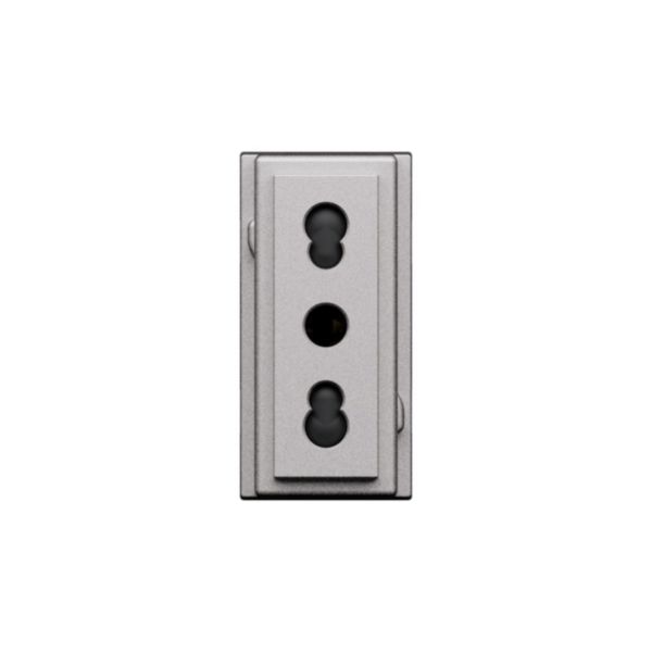 Italian standard sockets. Socket 2 P+E 16 A 250 Va.c. 