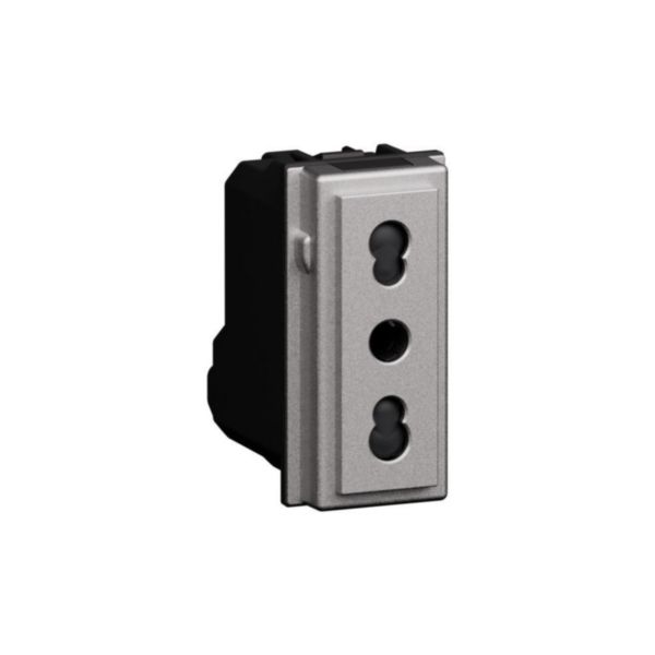 Italian standard sockets. Socket 2 P+E 16 A 250 Va.c. 