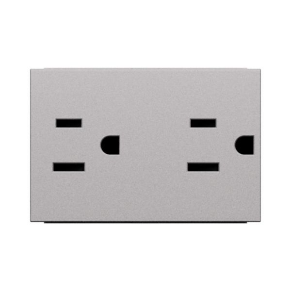 American standard 2 P+E 15 A - 127/250 VA universal duplex socket 