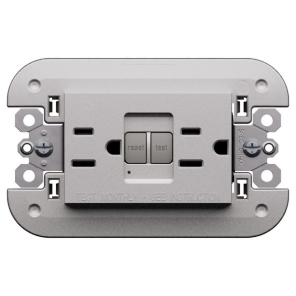 American standard 2 P+E 15 A 127 Va.c. GFCI socket
