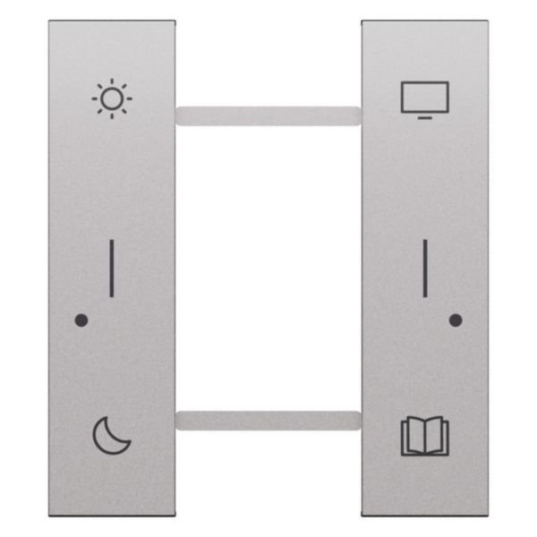 Cover 1+1M 4 scenarios day/night/TV/read steel