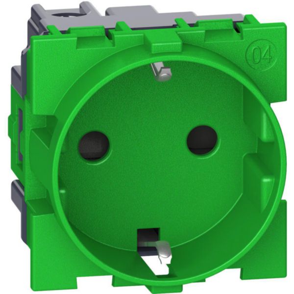 German standard socket 2 P+E 16 A 250 V