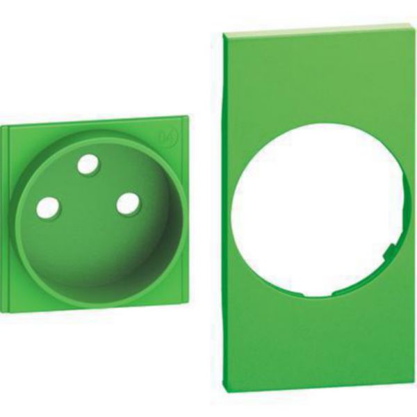 Cover + traditional top for French-Belgium standard socket