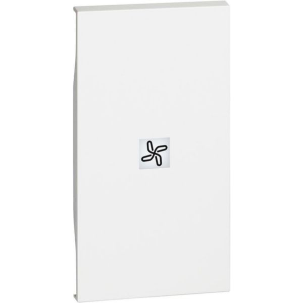 Lightable cover with fan symbol